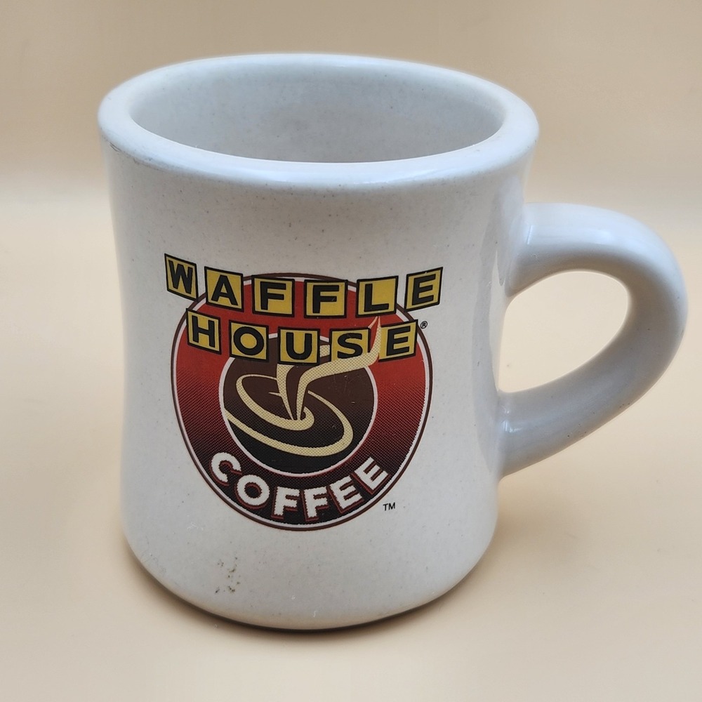 Waffle House Vintage Restaurant Heavy Thick Coffee Mug Cup Tuxton